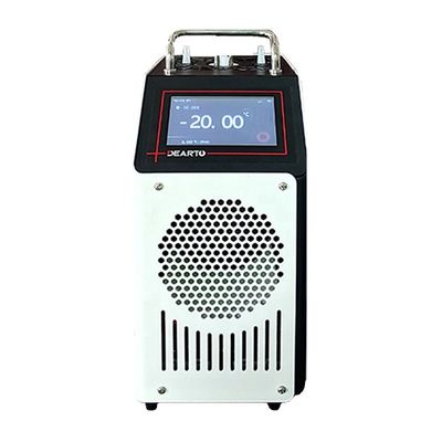 0.01C Résolution d'affichage Fourneau d'étalonnage de température à bloc sec portable -20 à 140C