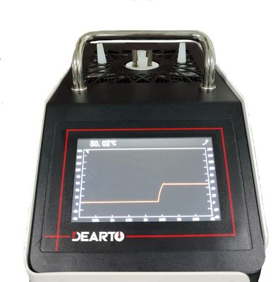 0.01C Résolution d'affichage Fourneau d'étalonnage de température à bloc sec portable -20 à 140C