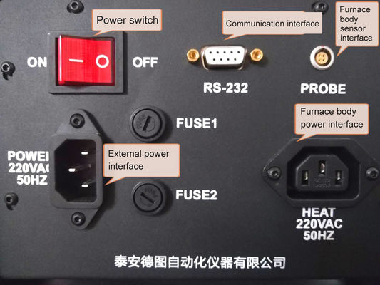 Système d'étalonnage de la température de surface ODM Support personnalisé Dimension de mesure 35C-600C