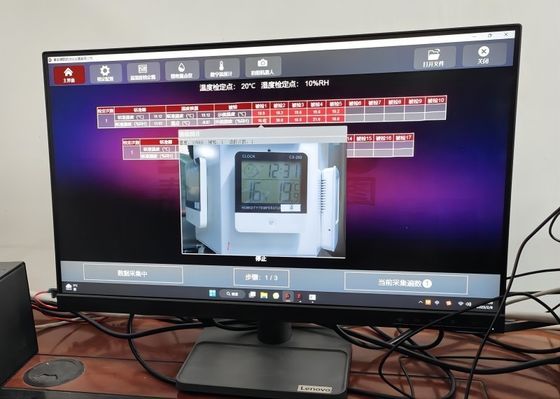 Système de vérification de l'étalonnage du thermohygromètre entièrement automatique intelligent AC220V 50 Hz