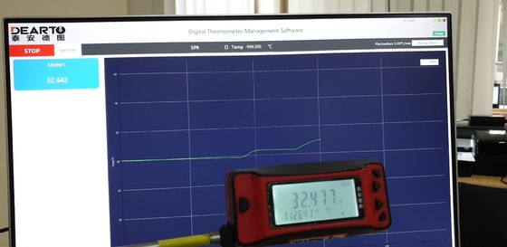 Thermomètre numérique de laboratoire sans fil pour la mesure précise de la température