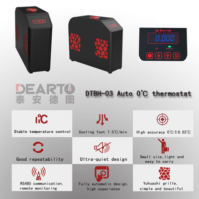 Thermostat à température de zéro degré Celsius avec écran LED pour laboratoire ou usage industriel Noir