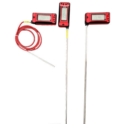 Communication sans fil Pt100 Thermomètre numérique de sonde avec capteur en acier inoxydable 316