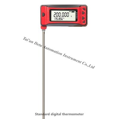 0.001C Résolution d'affichage Résistance au platine Thermomètre numérique de laboratoire avec support OEM