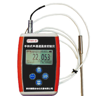 Thermomètre industriel portatif à double ou à canal unique comme référence de température standard